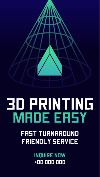 3D Printing Service Facebook Story