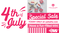 Fourth of July Sale Animation
