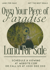 Elegant Land For Sale Flyer