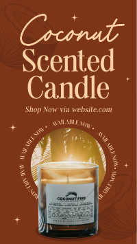 Coconut Scented Candle YouTube Short