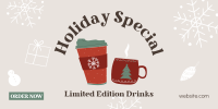 Holiday Special Drinks Twitter Post