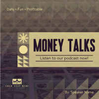 Money Talks Podcast Instagram Post