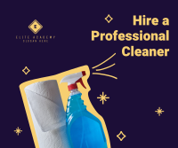 Discounted Professional Cleaners Facebook Post