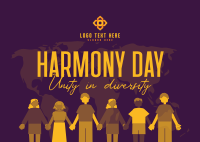 World Harmony Week Postcard