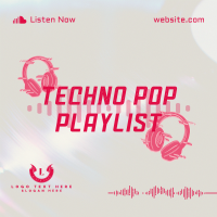Techno Pop Music Linkedin Post