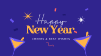 Cheers to the New Year Facebook Event Cover