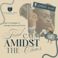 Find Calm Podcast Linkedin Post