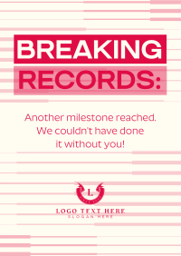 Minimalist Milestones Flyer