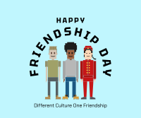 Different Culture One Friendship Facebook Post