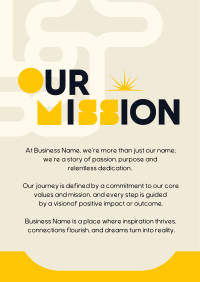 Our Mission Statement Flyer