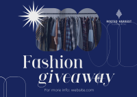 Elegant Fashion Giveaway Postcard