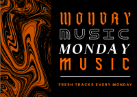 Marble Music Monday Postcard