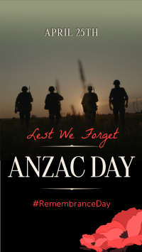 Silhouette Anzac Day Video