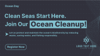 Ocean Day Clean Up Minimalist Animation