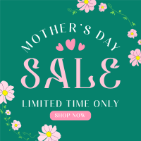 Mom's Flower Wreath Sale Linkedin Post Design