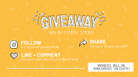 Confetti Giveaway Facebook Event Cover