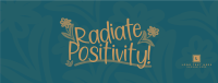 Generate Positivity Facebook Cover Design