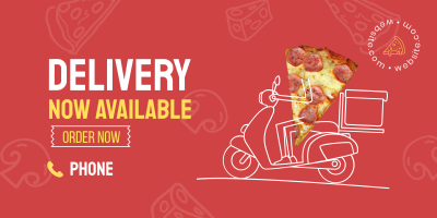 Pizza Delivery Twitter Post Image Preview