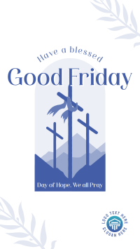 Lenten Season Cross Facebook Story