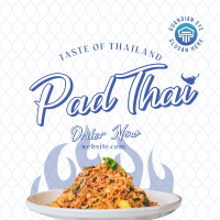 Authentic Pad Thai Linkedin Post