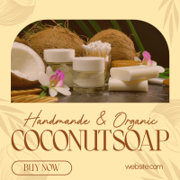 Organic Coconut Soap Instagram Post