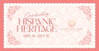 Floral Hispanic Heritage Facebook Ad