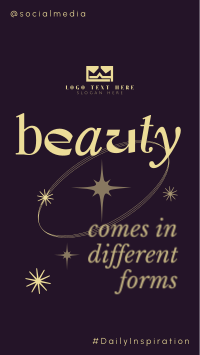 Modern Beauty Quote Instagram Story