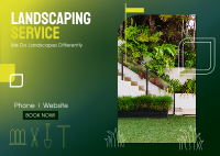 Landscaping Service Postcard