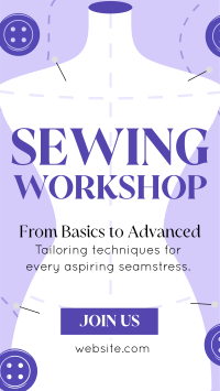 Sewing Workshop Instagram Reel