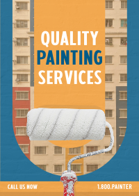 Painting Wall Exterior Poster