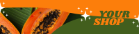 Fresh Papaya Power Etsy Banner