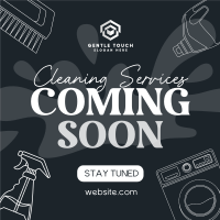 Coming Soon Cleaning Services Instagram Post Image Preview