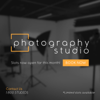 Sleek Photo Studio Linkedin Post Design