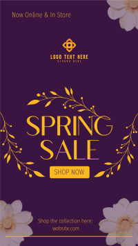 Aesthetic Spring Sale  Facebook Story