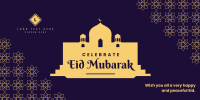 Celebrate Eid Mubarak Twitter Post