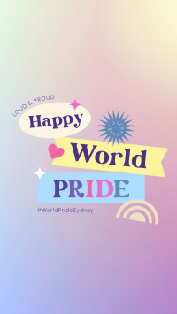 Gradient World Pride Facebook Story