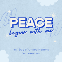 United Nations Peace Begins Linkedin Post