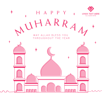 Welcoming Muharram Instagram Post Design