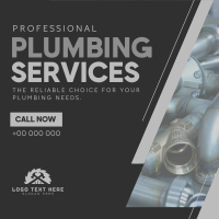 Expert Plumber Service Instagram Post