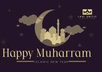 Blessed Islamic Year Postcard