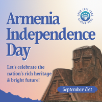Armenia Independence Day Instagram Post example 4