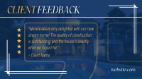 Client Testimonial Construction Animation