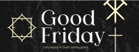Minimalist Good Friday Greeting  Facebook Cover