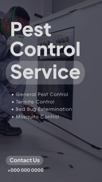 Minimalist Pest Control Instagram Story