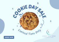 Cookie Day Sale Postcard