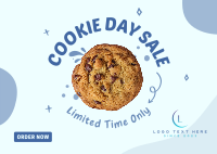 Cookie Day Sale Postcard