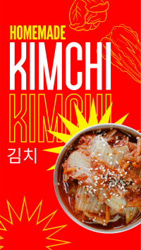 Homemade Kimchi Instagram Story