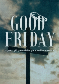 Crucifix Good Friday Flyer