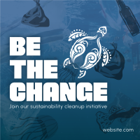 Sustainability Clean Up Drive Instagram Post