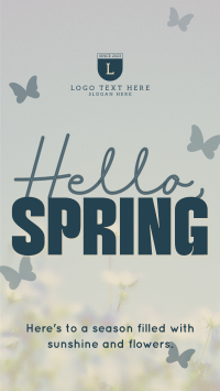 Spring Greeting Quote Instagram Reel Image Preview